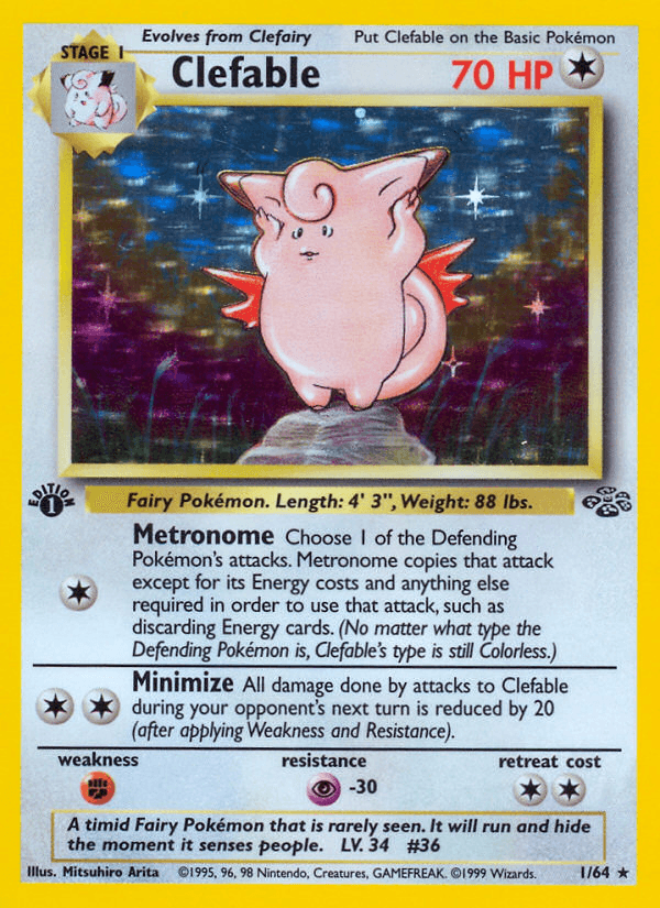 Clefable from JUNGLE 1999