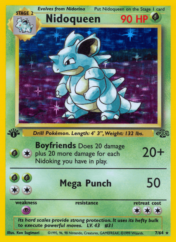 Nidoqueen from JUNGLE 1997