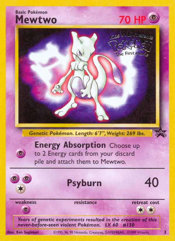 Mewtwo from BASE SET 1999
