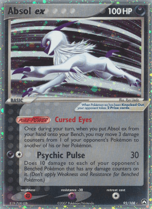 Absol EX from RULER OF THE BLACK FLAME 2023