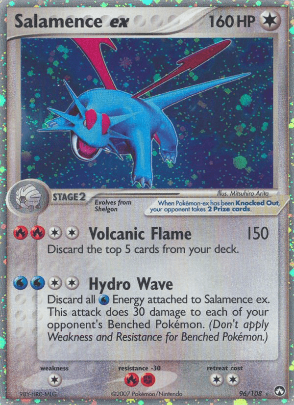 Salamence EX from JOURNEY TOGETHER 2025