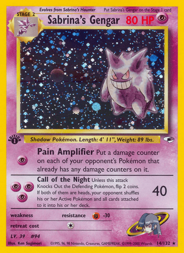 GYM HEROES 2000 card - Pokemon