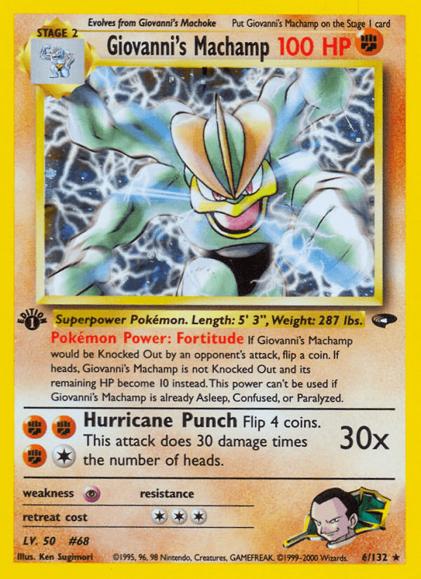 GYM CHALLENGE 2000 card - Pokemon