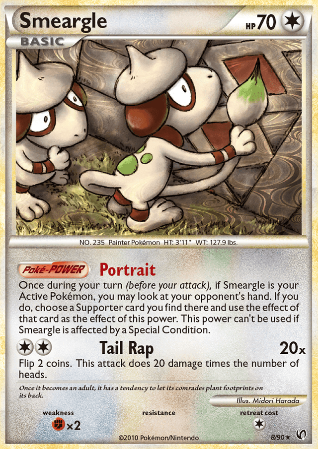Smeargle from SILVER TEMPEST 2022