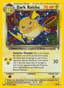 Dark Raichu from TEAM ROCKET 2000