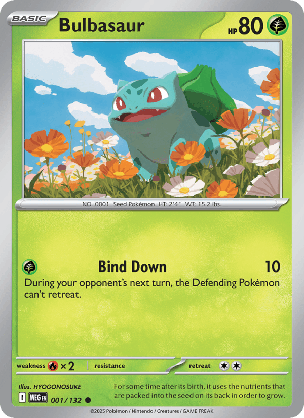 Bulbasaur from BASE SET 1999