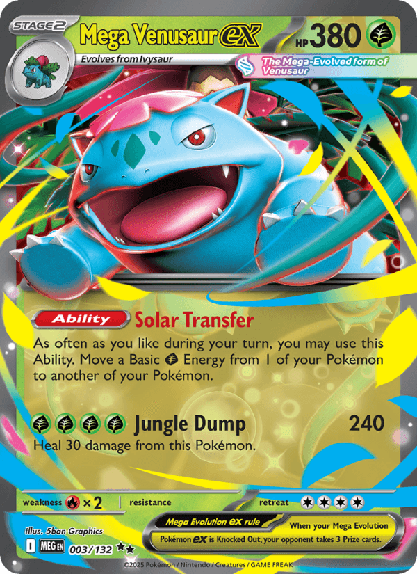 Mega Venusaur EX from MEGA EVOLUTION 2025