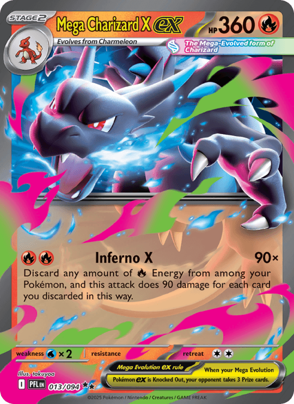Mega Charizard X EX from MEP BLACK STAR PROMOS 2026