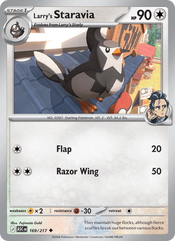 Larry's Staravia from ASCENDED HEROES 2026