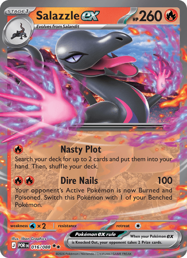 Salazzle EX from PERFECT ORDER 2026