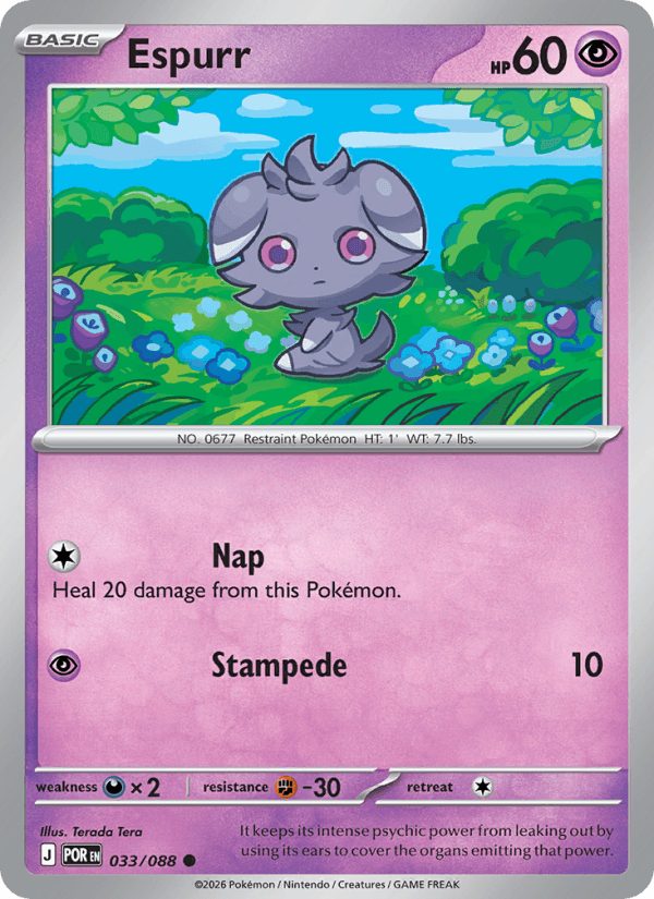 Espurr from PERFECT ORDER 2026