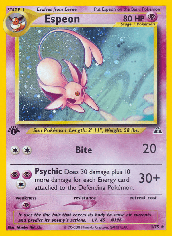 NEO DISCOVERY 2001 card - Pokemon
