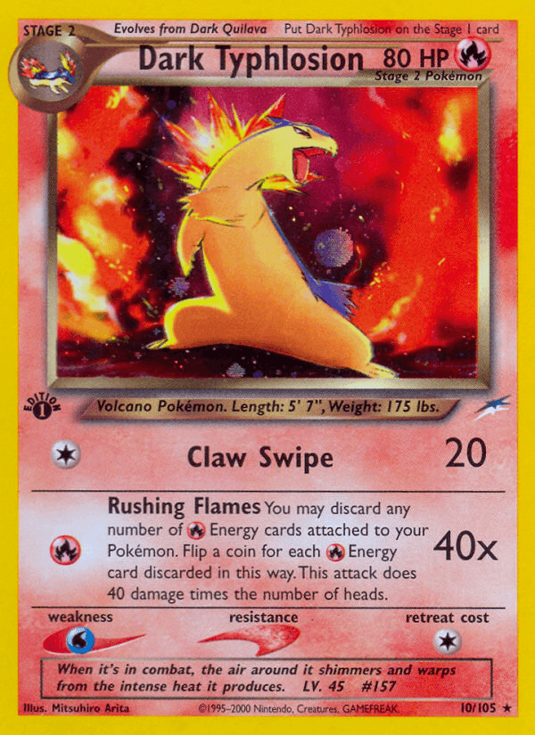 DARKNESS, AND TO LIGHT 2001 card - Pokemon