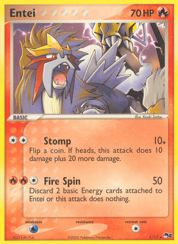 Entei from MEGA DREAM EX 2025