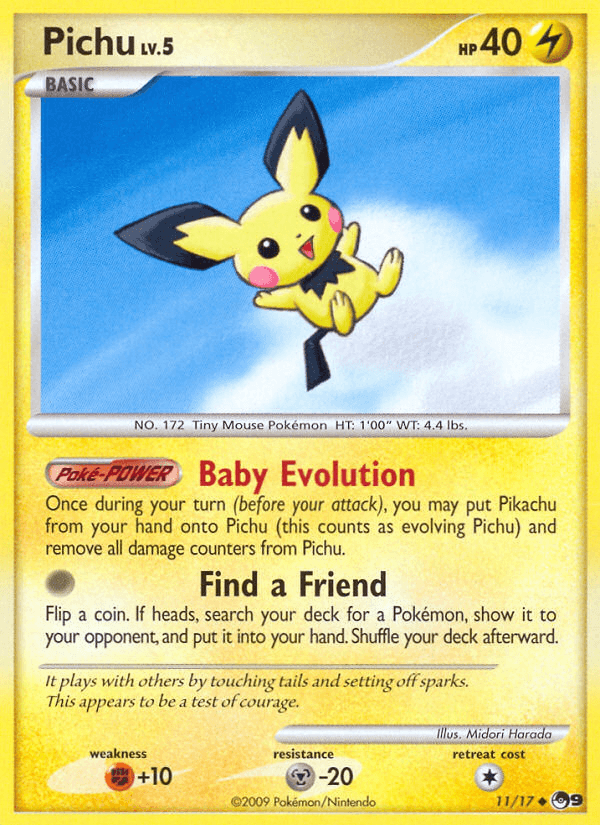 Pichu from WIZARDS BLACK STAR PROMOS 1999