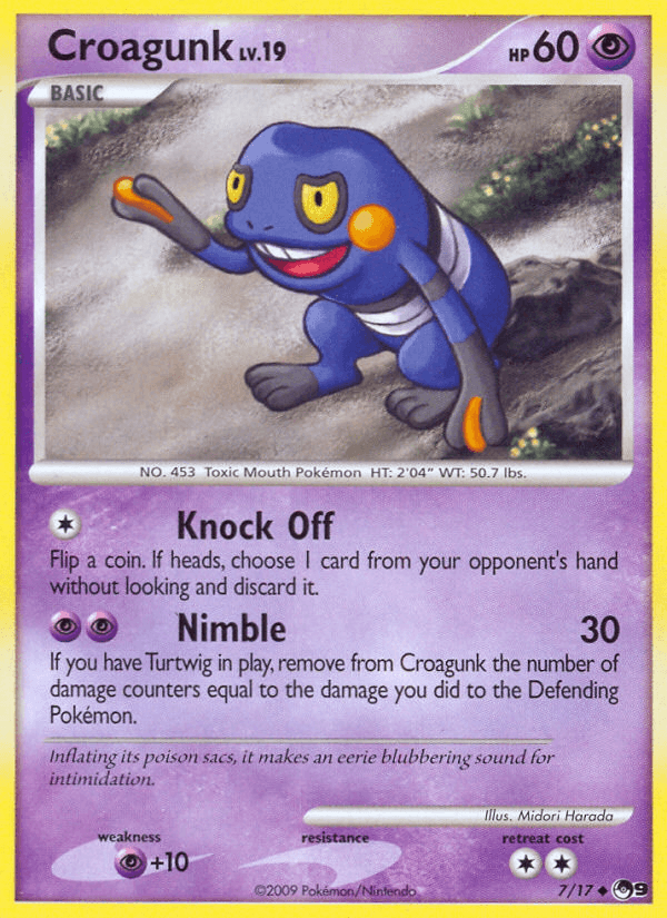 Croagunk from MEGA EVOLUTION 2025