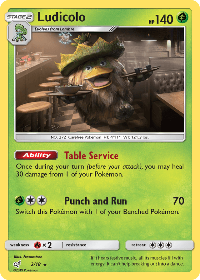 Ludicolo from PHANTASMAL FLAMES 2025