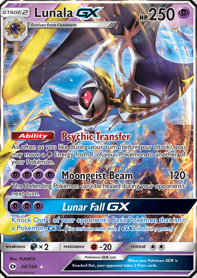 Lunala GX from SM BLACK STAR PROMOS 2016-21