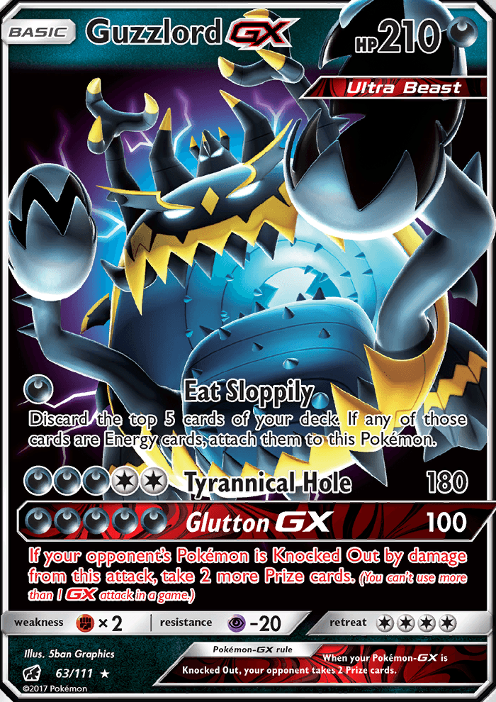 CRIMSON INVASION 2017 card - Pokemon