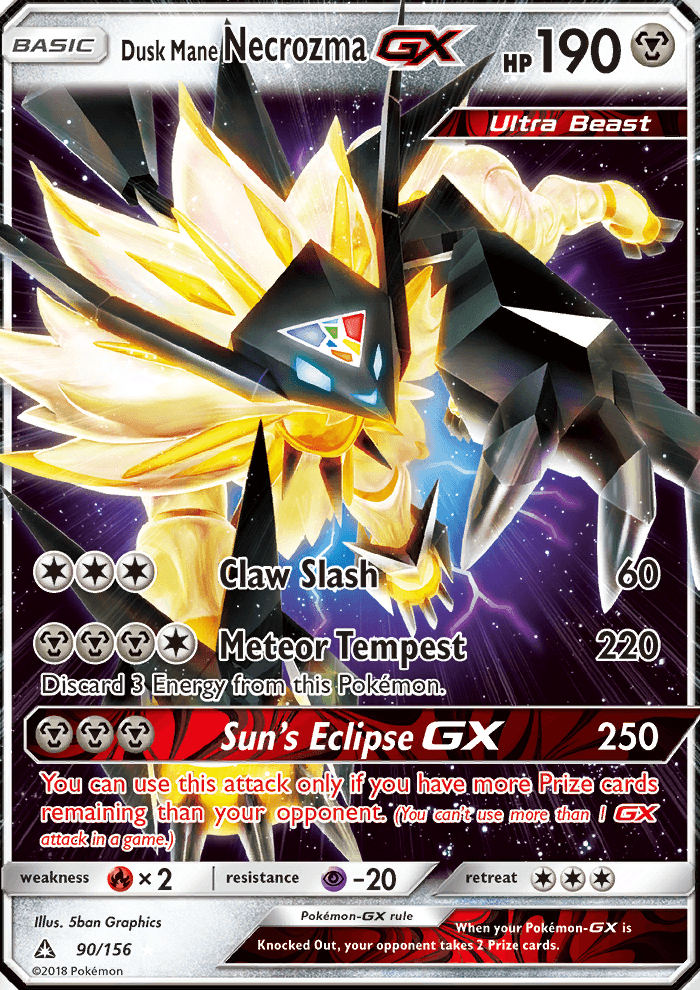 S&M BLACK STAR 2018 card - Pokemon