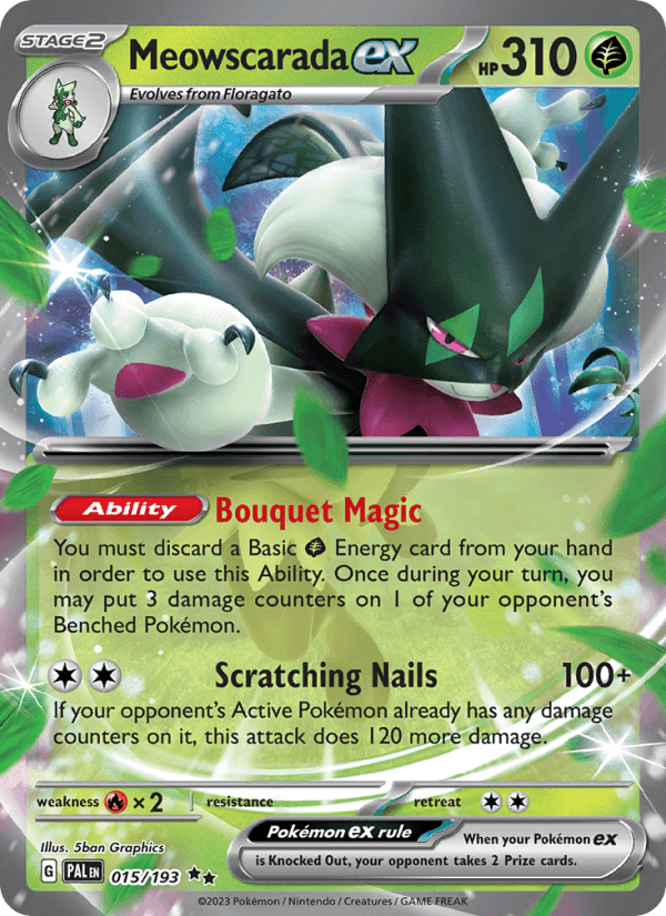 Meowscarada EX from SHINY TREASURE EX 2023