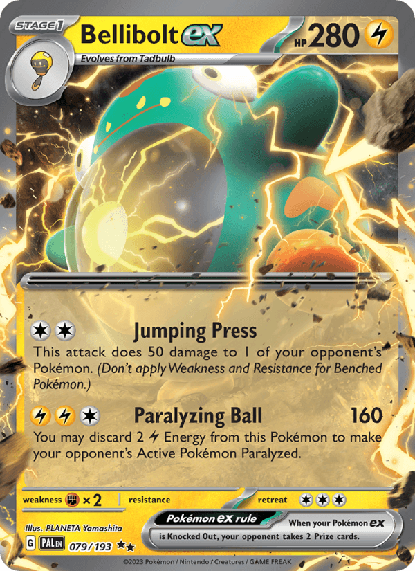 Bellibolt EX from FEARLESS TERASTAL 2025