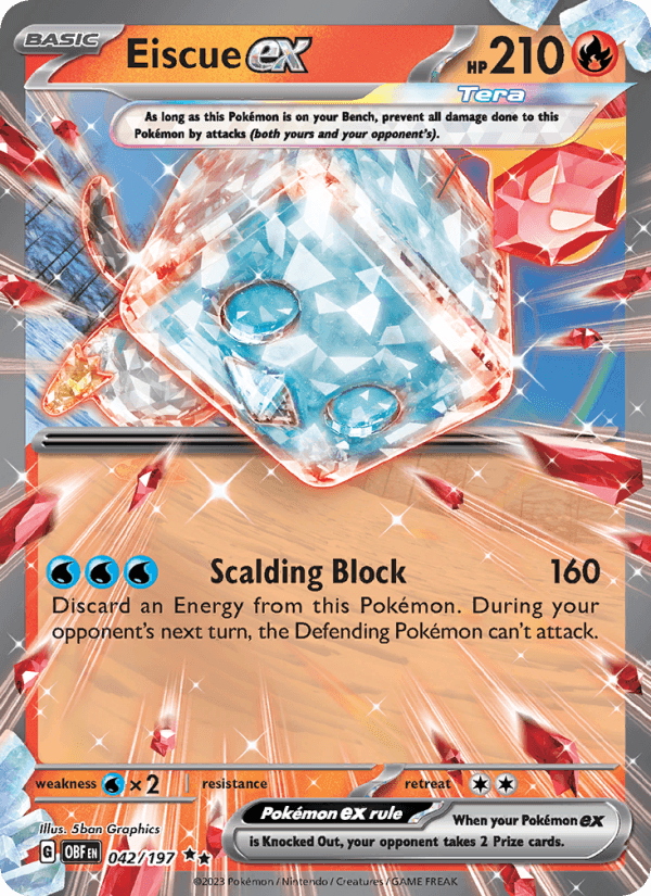 Eiscue EX from RULER OF THE BLACK FLAME 2023