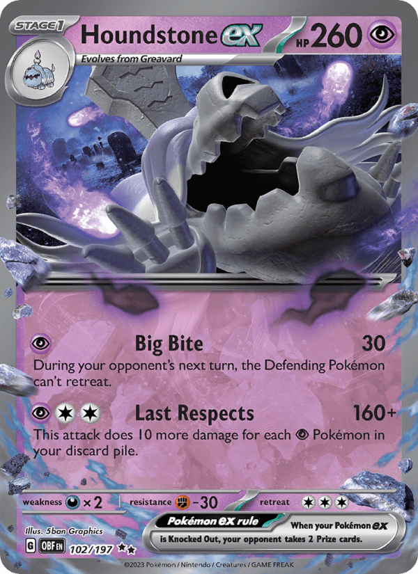 Houndstone EX from BLACK STAR PROMOS 2023
