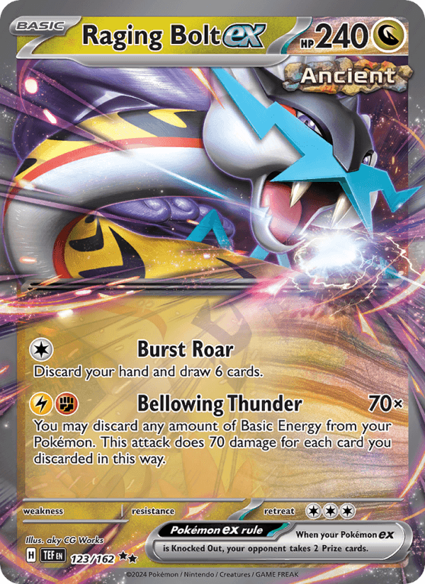 Raging Bolt EX from WILD FORCE 2024