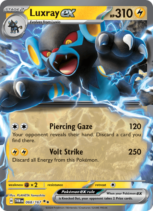 Luxray EX from TWILIGHT MASQUERADE 2024