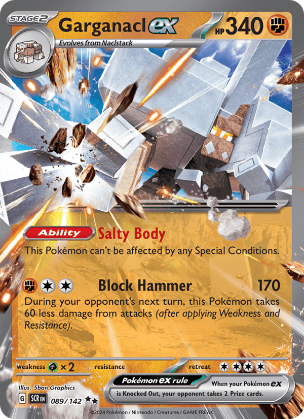 Garganacl EX from STELLAR CROWN 2024