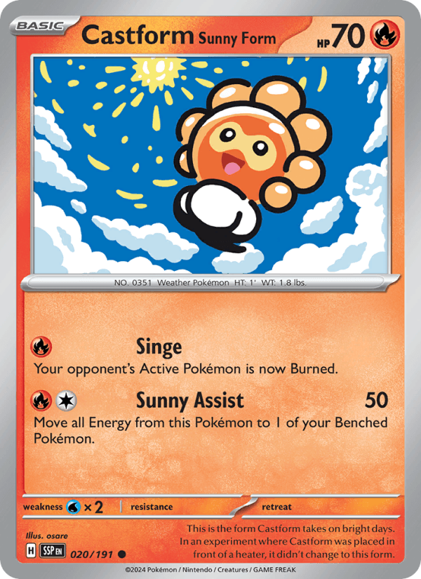 SURGING SPARKS 2024 card - Pokemon