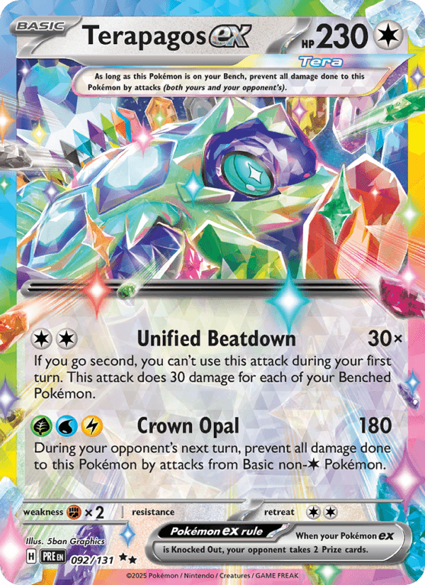 Terapagos EX from STELLAR CROWN 2024