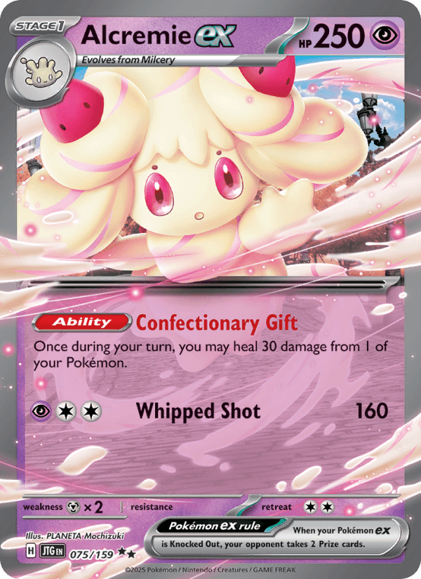 Alcremie EX from JOURNEY TOGETHER 2025