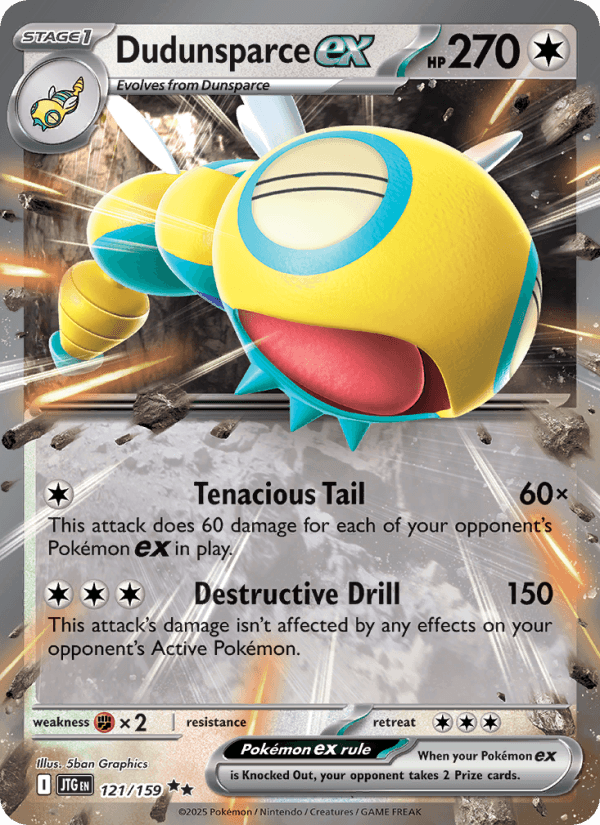 Dudunsparce EX from JOURNEY TOGETHER 2025