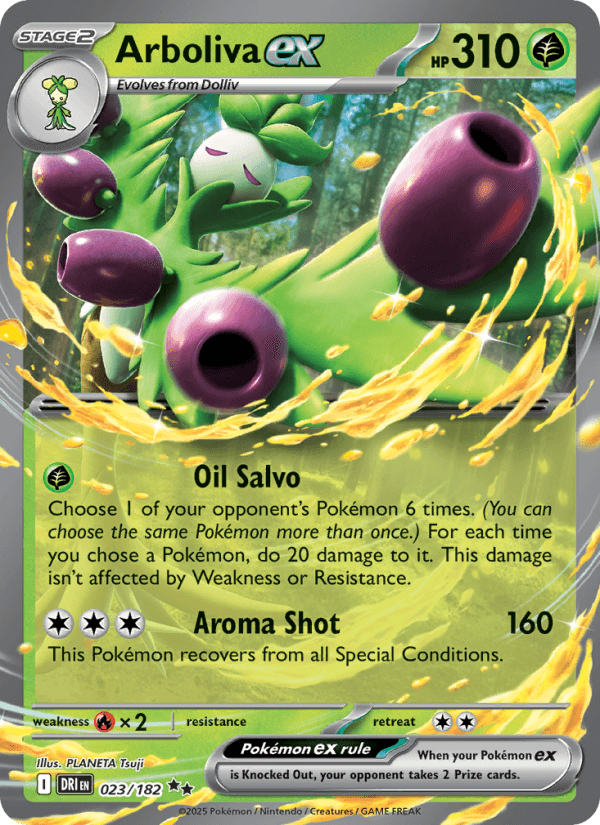 Arboliva EX from GLORY OF TEAM ROCKET 2025