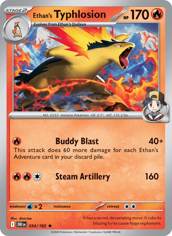 Ethan's Typhlosion from HOT WIND ARENA 2025