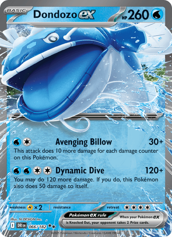 Dondozo EX from HOT WIND ARENA 2025