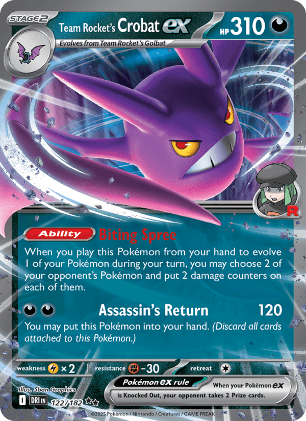 GLORY OF TEAM ROCKET 2025 card - Pokemon
