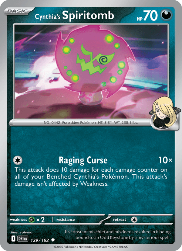 Cynthia's Spiritomb from MEGA DREAM EX 2025