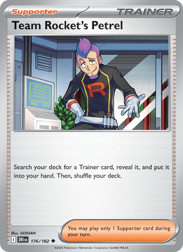 Team Rocket's Petrel from DESTINED RIVALS 2025