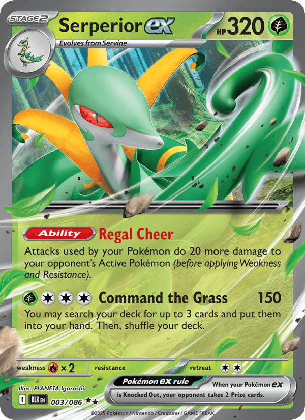 Serperior EX from BLACK BOLT 2025