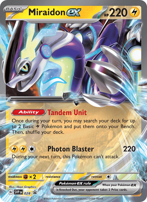 Miraidon EX from VIOLET EX 2023