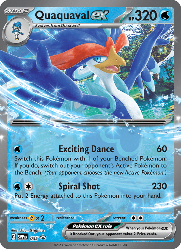 Quaquaval EX from SHINY TREASURE EX 2023