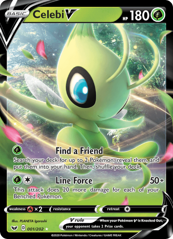V STARTER SET GRASS 2019 card - Pokemon