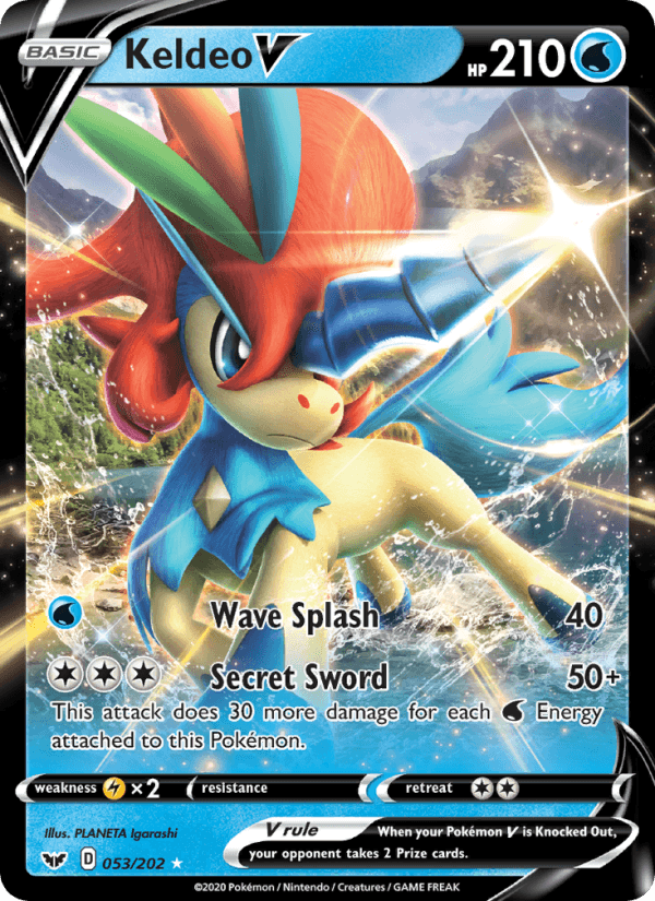 V STARTER SET WATER 2019 card - Pokemon