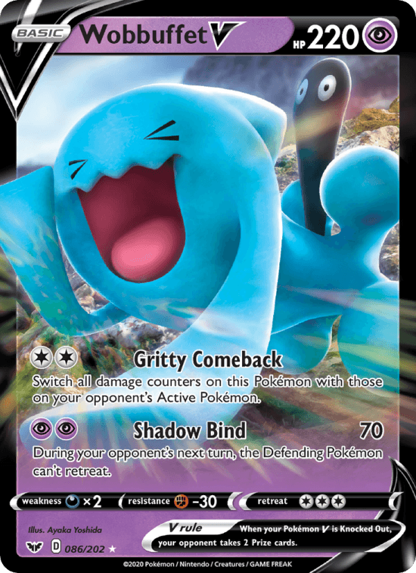 Wobbuffet V from SWORD & SHIELD 2020
