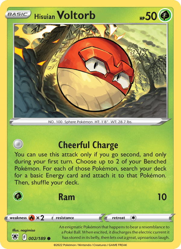 Hisuian Voltorb from CROWN ZENITH 2023