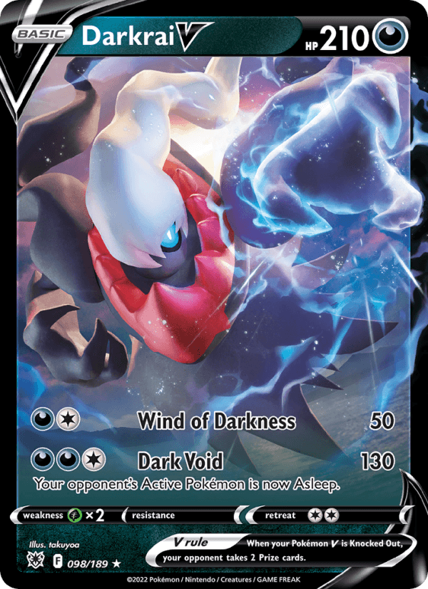 Darkrai V from ASTRAL RADIANCE 2022