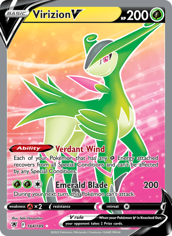 Virizion V from BATTLE REGION 2022